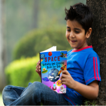 كتاب انشطة و تلوين عن الفضاء